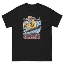 Snowboard Oklahoma Prairie Dog USA Snowboarding Animal T-Shirt L