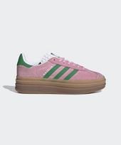 [Adidas] Gazelle Bold - Pink:Green IE0420 230