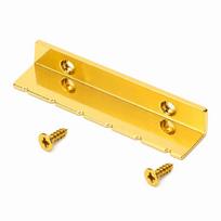 Gold Color Slotted Guitar Nut Metal Guitar Replacement Parts Metal Guitar Nut  For Acoustic Guitar