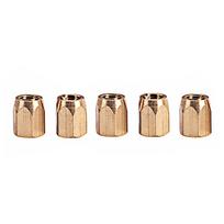 5 Pcs Golden Guitar Truss Nut Metal Electric Guitar Nut Guitar Adjustment Nut  For Electric Guitar