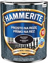 Hammerite Prosto Na Rdzę Dažai Metalui Plaktukiniai Juodi 0,7L