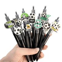10pcs Creative Soccer Themed Pens Random Patterns Gel Pen Football Style Pens  Soccer Enthusiasts 10pcs Random