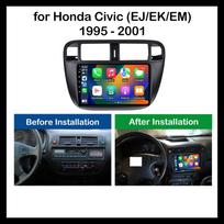 Android Auto Car Radio Multimedia Player Left Hand Drive for Honda Civic (EJ/EK/EM) 1995 - 2001 GPS Navigation Wireless Carplay 4-core 1+32CP