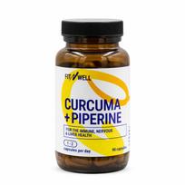 Fitnwell Curcuma + Piperine, 90 kaps.