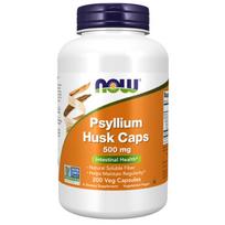 NOW Psyllium Husk 500mg 200 Veg. Capsules