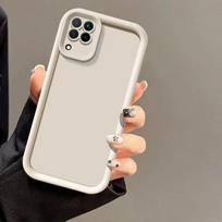 Skirta Samsung Galaxy A12 5G dėklas GalaxyM12 M12 F12 A22 4G telefono dėklai Pilnas komplektas Matinis minkštas apsauginis dangtelis Funda Coque Capa For Galaxy A12 balta