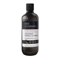 BAYLIS & HARDING GOODNESS COCONUT, VANILLA & SHEA kūno prausiklis, 500 ml