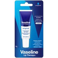 VASELINE LIP THERAPY ORIGINAL MOISTURISING lūpų balzamas, 10 g
