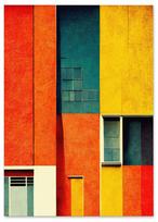 Plakatas bauhaus abstrakcija 21x29,7 cm A4