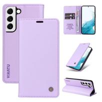 Flip Case For Samsung Galaxy Wide 7 6 5 4  A Quantum Buddy 3 Jump 2 Luxury Magnetic Leather Shockproof 2 Card Slots Phone Cover Galaxy Jump 5G violetinė