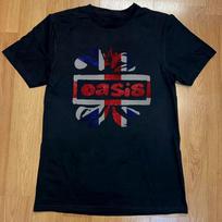Rare Oasis Union Jack Logo T-shirt, Unisex Black Cotton T-shirt, Size S-5XL Unisex T-Shirt XXXXL