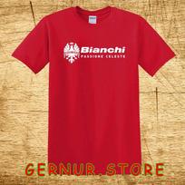 Bianchi Passione Celeste Red Size S to 5XL 3XL