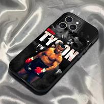 M-Mike'o Tysono boksininko telefono dėklas, skirtas iPhone 16,15,14,13,12,11,Pro,Max,Plus,X,XS,SE4,E,Mini,Minkštas juodas dėklas iPhone15pro