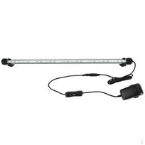 Aquarium Fish Tank Controlled Submersible Light LED Lamp 220V DC12V 4-6.5W 57cm_White Blue