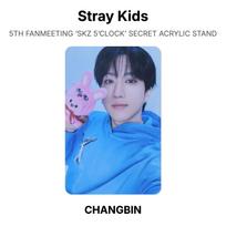 Stray Kids 5TH FANMEETING ‘SKZ 5’CLOCK’ SECRET ACRYLIC STAND Official Photocard CHANGBIN
