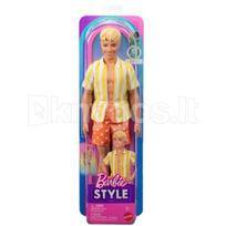BARBIE KEN madistas dryžuotais marškiniais - Ken's 65th (JJN66)