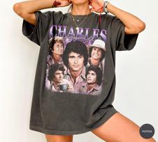 Vintažiniai Charleso Ingallso marškinėliai, „Mažasis namelis prerijose“ Retro Bootleg Grafiniai marškinėliai, Michaelo Landono pagerbimo marškinėliai, Klasikiniai vakarietiški marškinėliai XL