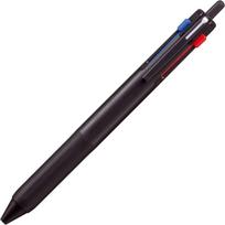 Mitsubishi Pencil Jetstream Ballpoint Easy to Write 3-Color Pen, 0.5mm, Black, With, SXE350705.24 juoda