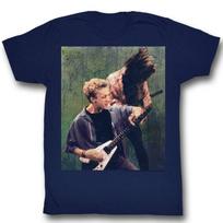 Bill and Ted Rocking Stallyns Navy Adult T-Shirt 4XL