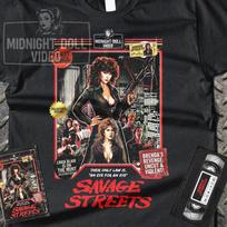 Savage Streets (1984) Shirt - Linda Blair VHS Tribute Art - 80s Cult Movie Tee XL