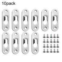 Keyhole Hanging Bracket Plate for Flush Mounting Pictures and Shelves