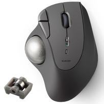 ELECOM Wireless Trackball Mouse Bluetooth IST Series 5 Buttons Thumb Operation Bearing Support Windows Mac Chromebook Black 2 M-IT11BRABK juoda