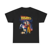 Futurama Back to The Future Movie Black Navy T-Shirt Size S to 5XL 2XL
