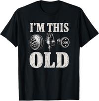 I'm This Old T-Shirt, vintage mechanic humor gift, classic car enthusiast gift, retro auto repair graphic tee 4XL