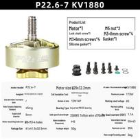 BANDO Pacer P22.6-7 FPV Drone Brushless Motor