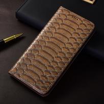 Genuine Leather Flip Case for Oneplus Nord 5 CE5 Wallet Phone Cover Cases Python Pattern Handmade Genuine Leather&OnePlus Nord 5 pilka spalva