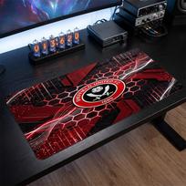 Sheffield United Football Print Large Mouse Pad, Anti-Slip Extended Gaming Desk Mat for Office Home 30cmx60cm（11.8x23.6inch）