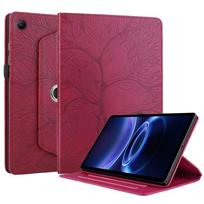 Funda Case for Redmi Pad 2 9.7 (2026) Case 9.7   Case for Poco Pad C1 Coque Tree Embossed 360 Degree Rotating Stand Cover Redmi Pad 2 9.7 2026 raudona