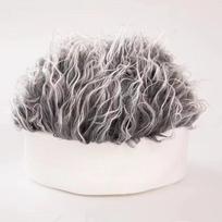 Fashion Personalized Men Autumn Winter One-piece Wig Cap Hip-hop Knitted Cap Party Accessory Suitable for Daily Casual Wear 52 60