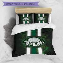 Green And White Passion Printed Pattern Duvet Cover Set – includes 1 duvet cover and 2 matching pillowcases Bedroom decor Christmas gifts 135cm*200cm
