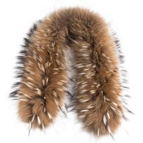 Luxury Real Raccoon Fur Scarf 100% Natural Winter Warm Fur Collar for Women