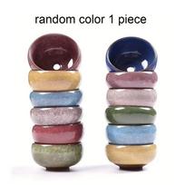 Cute Succulent Flowerpot Thickened Plants Planter Ice-Crack Glaze Ceramic Flowerpots  Indoor Random Color