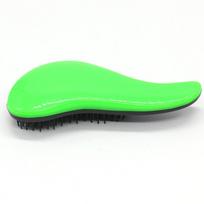 Oem 18cm Magic Handle Comb Anti-static Massage Hair Brush De Shower Massage Hairbrush Comb Salon Hair Styling Tool žalia