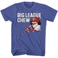 Big League Chew Bubble Gum Vintage Batter Handlebar Mustache Men's T Shirt M