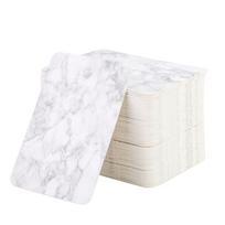100Pcs Marble Grain Marble Pattern Jewelry Display Cards  Small jewelry gift matching packaging 100Pcs