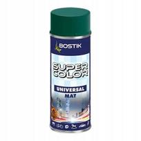 Bostik Super Color Universal Spray Farba Zielony Ciemny Mat 400Ml