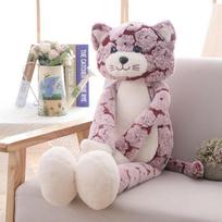 50 /70 /90cm Kawaii Katės Pliušinis Žaislas Prikimšti Gyvūnai Mielas Pūkuotas Ilgakojis Katės Lėlė Minkštas Vaikų Žaislas Vaikų Gimtadienio Dovana Kalėdinės Dovanos 50cm rožinė