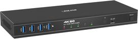 Przełącznik Altusen InLine® KVM Switch, 4x1, DP 4K/60Hz, USB 3.2 Hub | 4043718348671 | 4043718348671