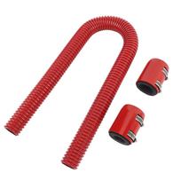 36 colių lankstus nerūdijančio plieno radiatoriaus žarnos rinkinys su apdirbtais spaustukais Universalus lankstus radiatoriaus žarna