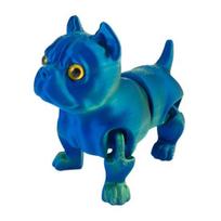 3D Printed Dog Model Fidget Toy Articulated Puppy with Movable Joints Flexible Animal Stress-Relief Toy Desktop Pet Gift for Kids Collectors Home C