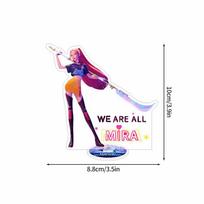 K-Pop D-Demon H-Huntrix Stovas Anime Kpop Vakarėlio Dekoracija Monstras Po Kortelė Akriliniai Stalo Stovintys Papuošalai pink