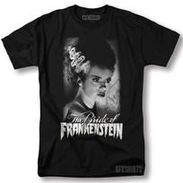 The Bride of Frankenstein Shirt Horror Movie Vintage Graphic Design T-Shirt Unisex T-Shirt XL