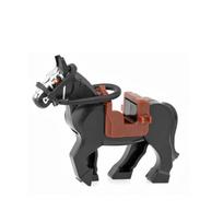 Zoo African Elephant Sika Deer Camel MOC Building Blocks Fire Dragon Animal Panda Bear Military Pegasus Horse Mini Toy Gift K041