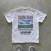 Talking Heads Grafinis marškinėlis This Must Be The Place Teksto marškinėlis s Roko įkvėptas marškinėlis Drabužiai Grafinis trumpomis rankovėmis Unisex Moterys S gray
