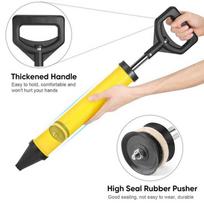 Caulking Gun Cement Lime Pump Grouting Mortar Sprayer Applicator Grout Filling Tools With 4 Nozzles beige