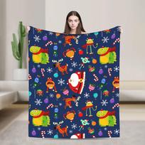 Bumble Nums Cartoon Flannel Blanket Super Simples Warm Bedding Throws for Living Room Camping Trend Bedspread Sofa Bed Cover 130x150cm